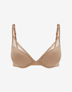 24/7® Classic Uplift Plunge Bra, Taupe - Thirdlove - Nylon/Spandex