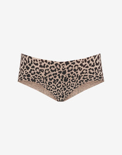 Zero Edge No-Show Cheeky, leopard - Thirdlove - 50% nylon/50% Spandex