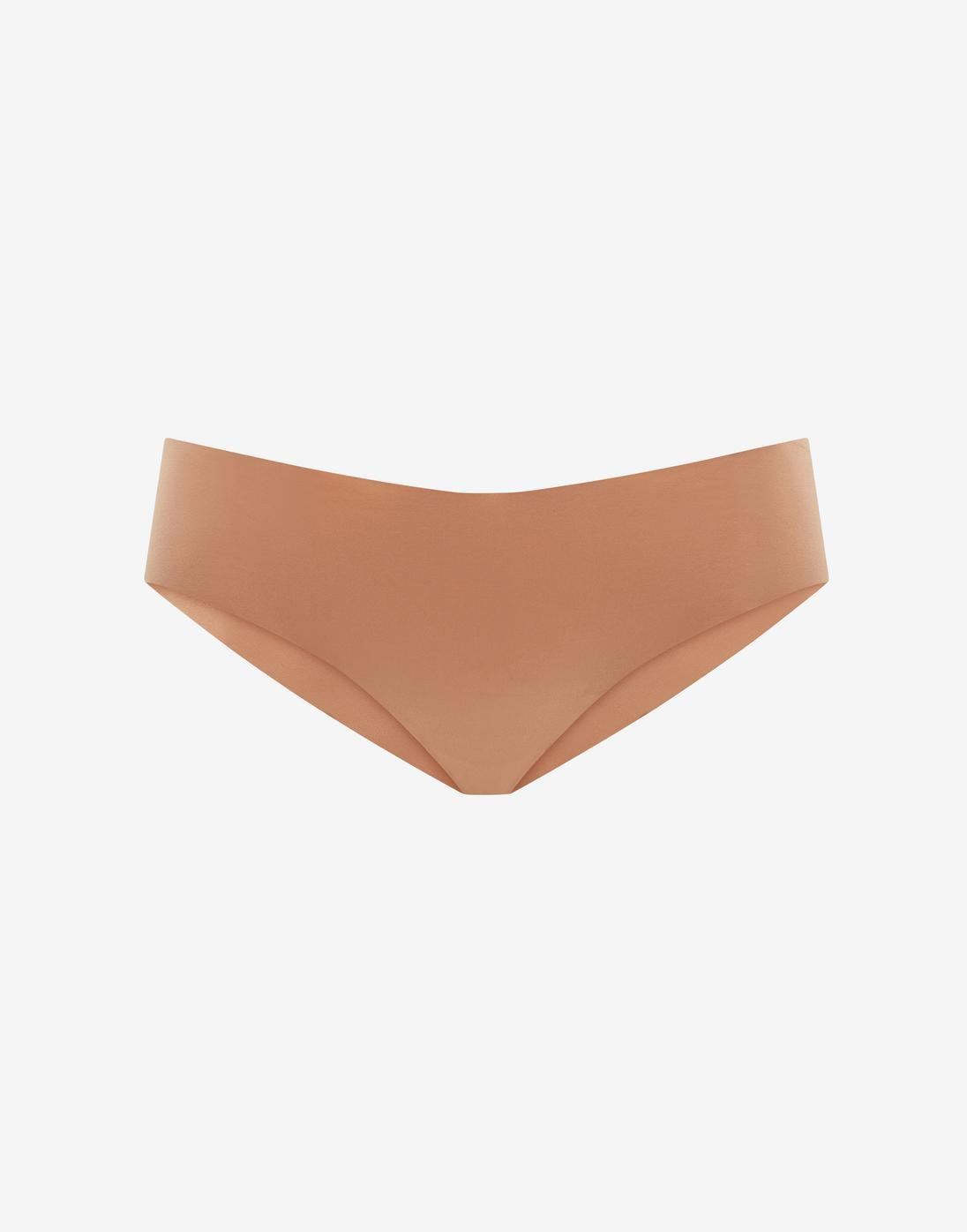 Zero Edge™ No-Show Cheeky - Mocha - Nylon/spandex - ThirdLove
