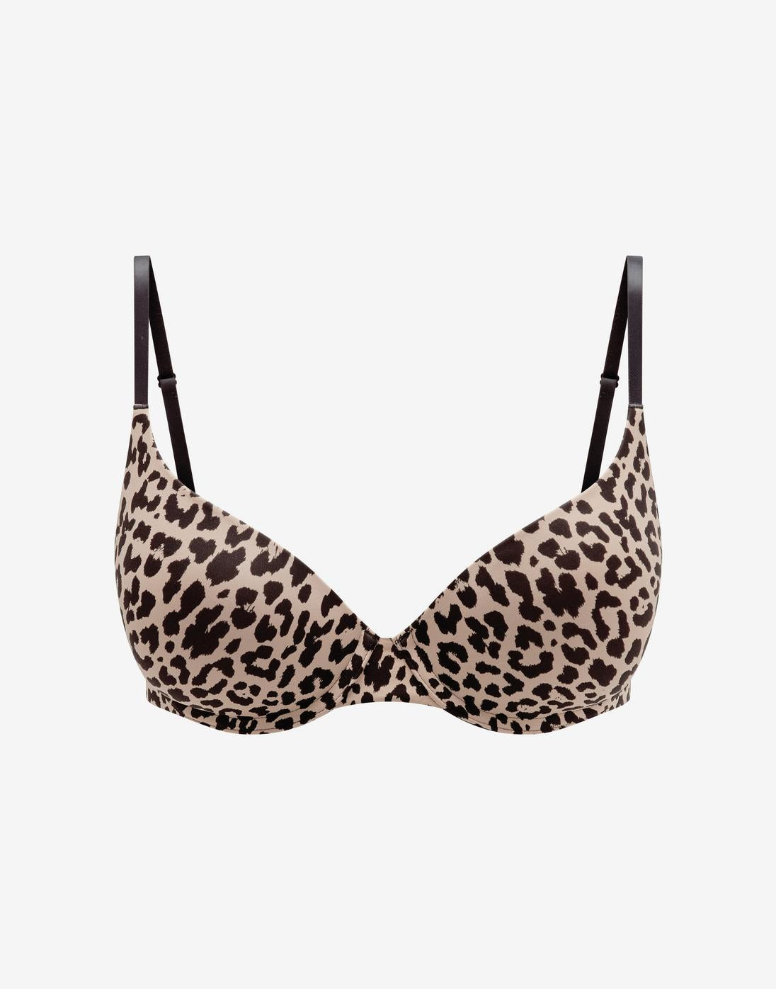 Zero Edge Push-Up Bra, Leopard - Thirdlove - 50% nylon/50% Spandex