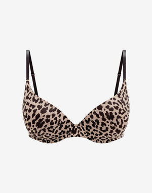 Zero Edge Push-Up Bra, Leopard - Thirdlove - 50% nylon/50% Spandex