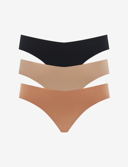 Zero Edge™ No-Show Thong - 3 Pack