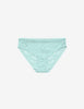 Cotton Lace Mid-Rise Bikini - Aqua Mint - Nylon/Cotton/Spandex - ThirdLove