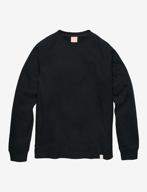 Weekend Terry Sweatshirt Black - Comfortable Black Terry