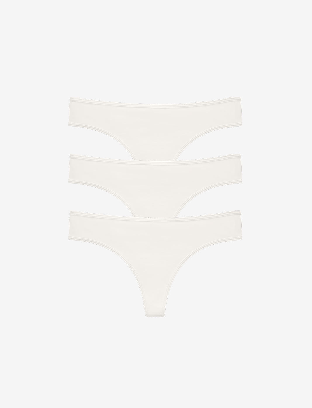 3 PACK Sexy Fit-(Pink/Purple/Light Blue) Cotton Tucking Thong Underwear
