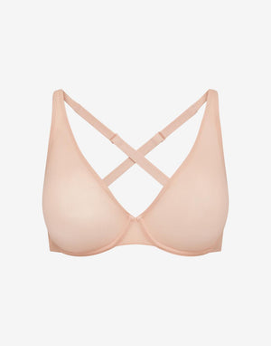 Bare Mesh Unlined Bra , Rose Dust - Thirdlove - Mesh 
