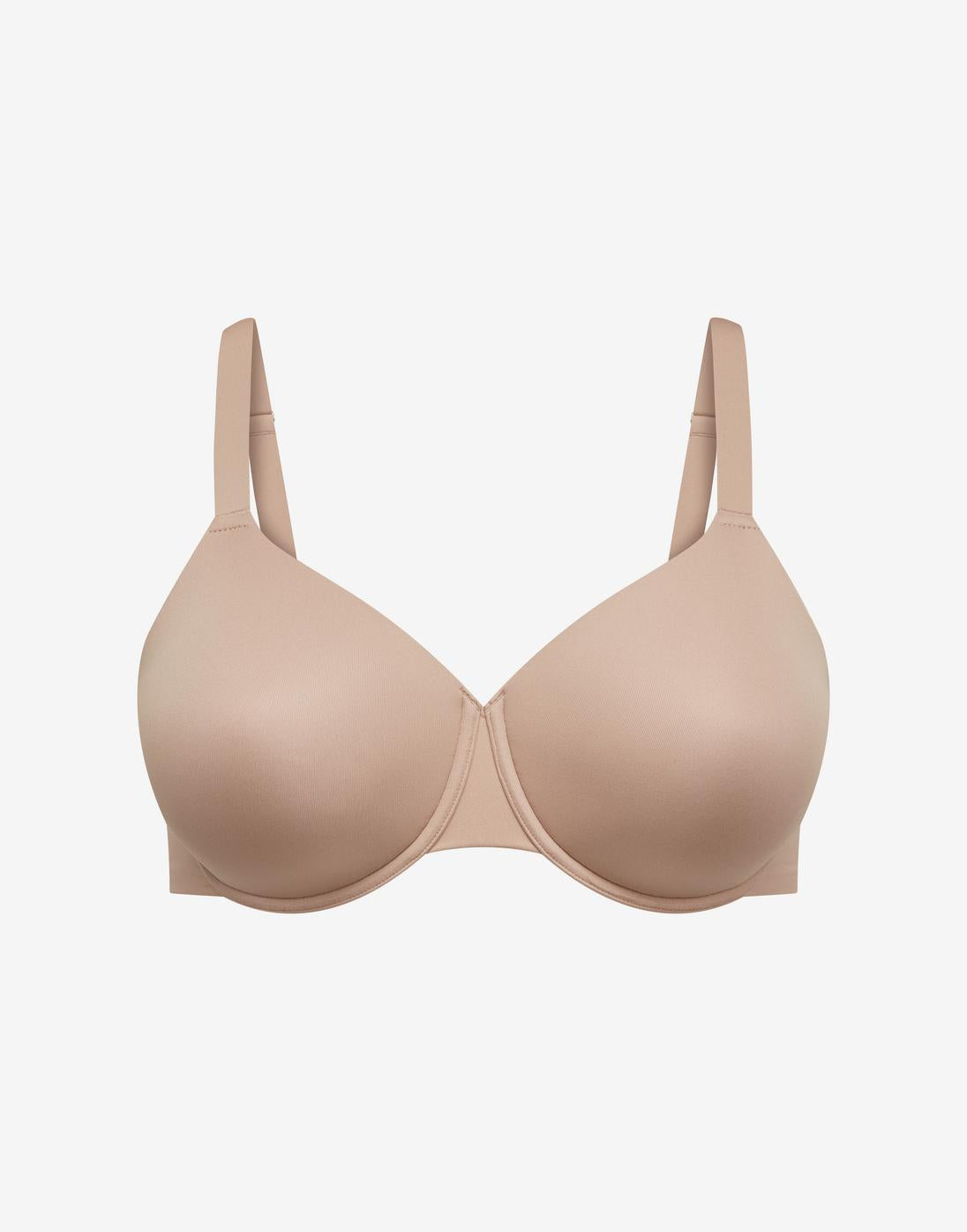 ComfortStretch Smoothing Full Coverage Bra, Taupe - Thirdlove - Nylon/Spandexa