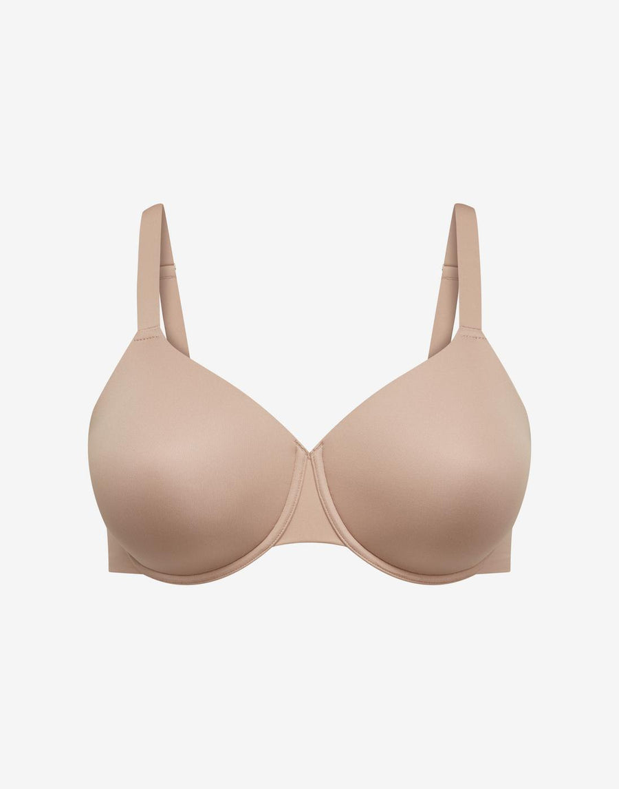 ComfortStretch Smoothing Full Coverage Bra, Taupe - Thirdlove - Nylon/Spandexa