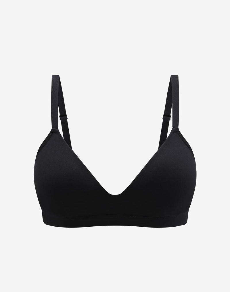 Form 360 Fit™ Wireless Bra - Black - Nylon/Spandex -Thirdlove
