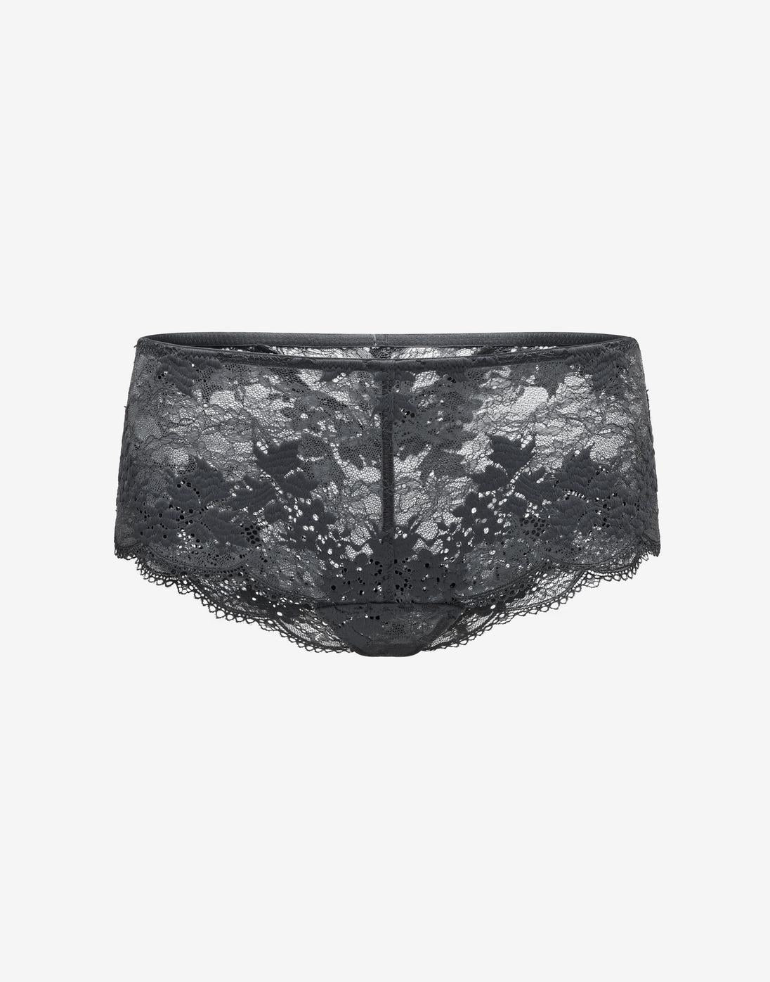All Day Lace Cheeky - Charcoal - 51% Recycled nylon/42% Nylon/7% Spandex - ThirdLove