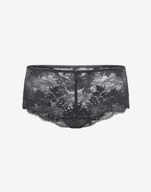 All Day Lace Cheeky - Charcoal - 51% Recycled nylon/42% Nylon/7% Spandex - ThirdLove