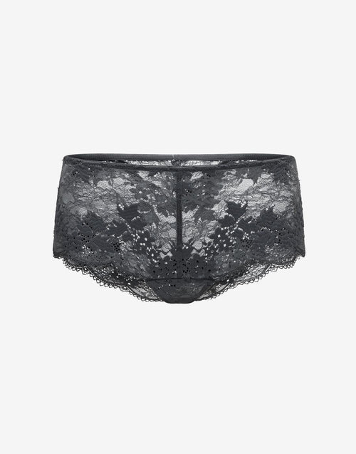 All Day Lace Cheeky - Charcoal - 51% Recycled nylon/42% Nylon/7% Spandex - ThirdLove