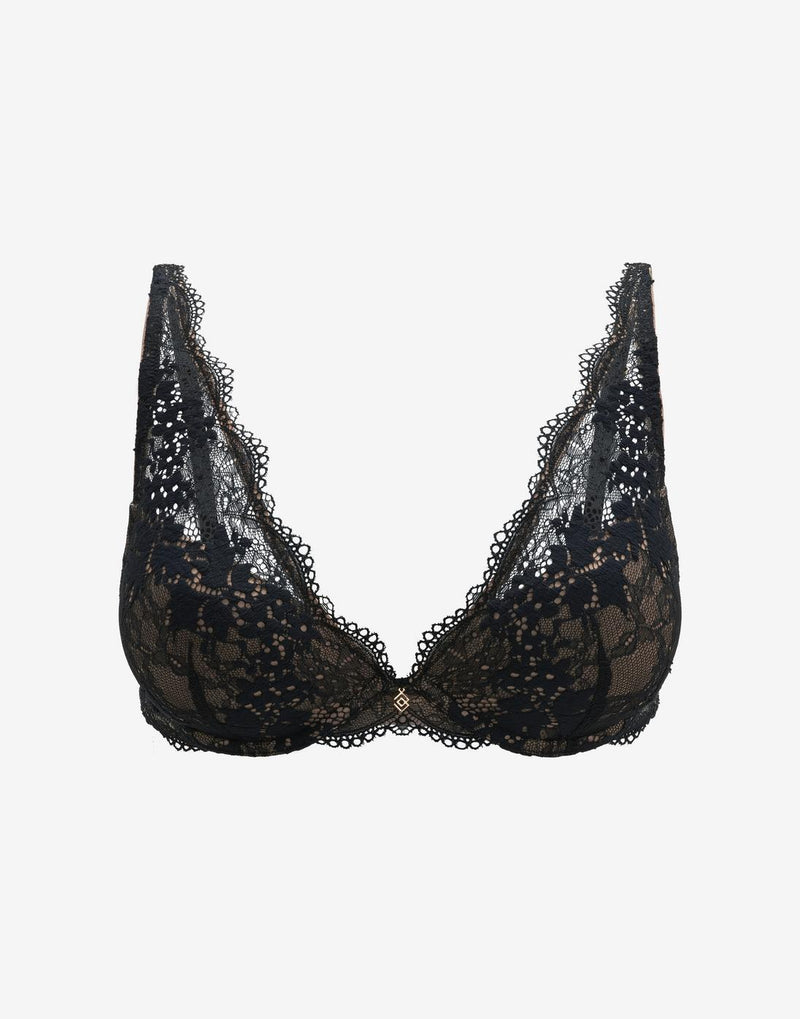 All Day Lace Uplift Plunge Bra, Black - Thirdlove - 51% Recycled nylon/42% Nylon/7% Spandex
