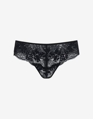 All Day Lace Thong - Black - 51% Recycled nylon/42% Nylon/7% Spandex - ThirdLove