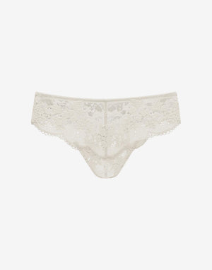 All Day Lace Thong - Sea Salt - 51% Recycled nylon/42% Nylon/7% Spandex - ThirdLove