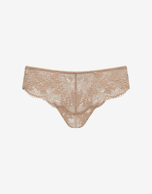 All Day Lace Thong - Taupe - 51% Recycled nylon/42% Nylon/7% Spandex - ThirdLove