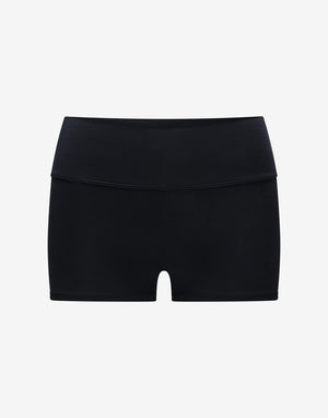 Organic Cloud Cotton High Rise Short - Black - Organic cotton/spandex - ThirdLove