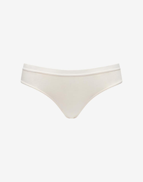 Organic Cloud Cotton Thong - Sea Salt - Organic cotton/spandex - ThirdLove