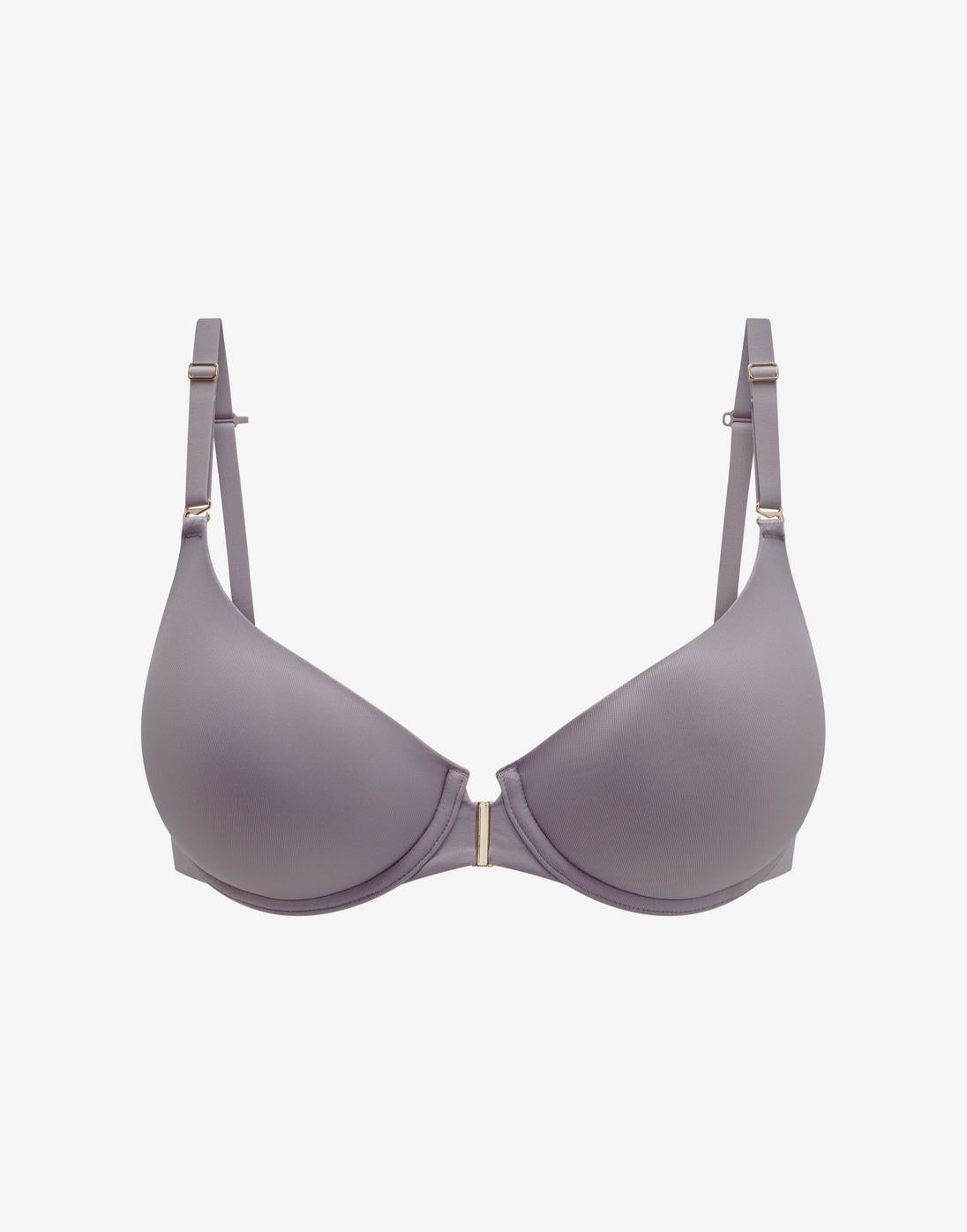 ComfortStretch Smoothing Front Close Bra, Dreamy Lilac - Thirdlove - Nylon/Spandex
