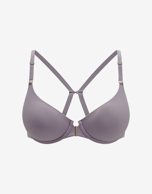 ComfortStretch Smoothing Front Close Bra, Dreamy Lilac - Thirdlove - Nylon/Spandex