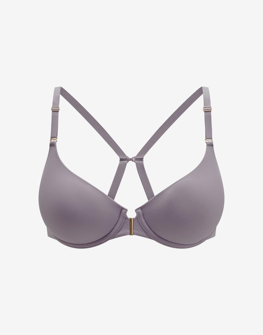 ComfortStretch Smoothing Front Close Bra, Dreamy Lilac - Thirdlove - Nylon/Spandex