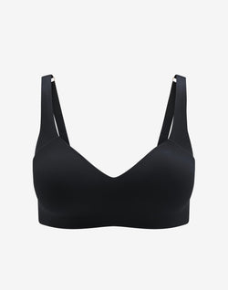 ComfortStretch Smoothing Wireless Bra, Black - Thirdlove - Nylon/Spandex