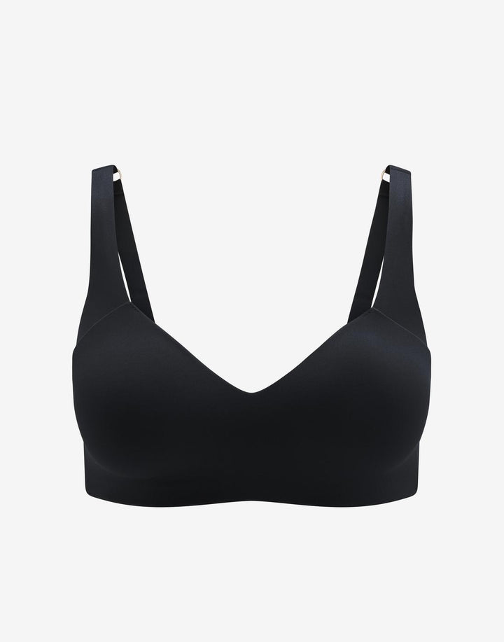 ComfortStretch Smoothing Wireless Bra, Black - Thirdlove - Nylon/Spandex
