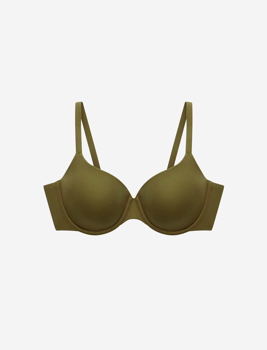 ComfortStretch Back Smoothing T-Shirt Bra, Moss - Thirdlove - Nylon/Spandex