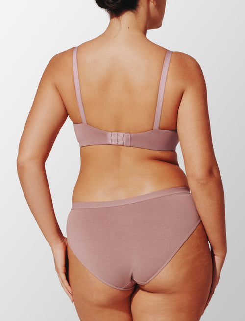 Organic Cloud Cotton T-Shirt Bra, Twilight - Thirdlove - Organic Cotton/Spandex,modelLLL