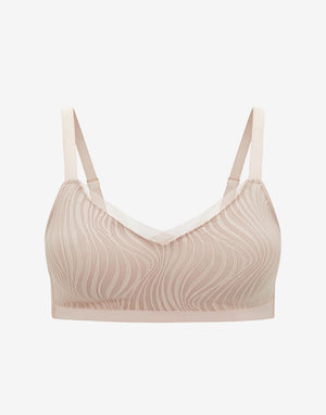 24/7® Classic Smooth Lace Wireless Minimizer Bra
