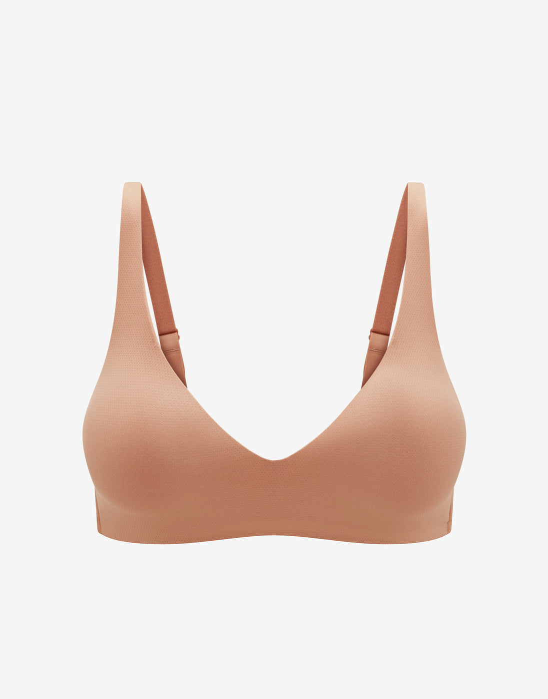 サルセーション Bra Mocha Thermoregulating TempSync™ Wireless Plunge Bra – Thirdlove