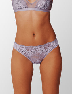 All Day Lace Bikini - Dreamy Lilac - 51% Recycled nylon/42% Nylon/7% Spandex - ThirdLove,model
