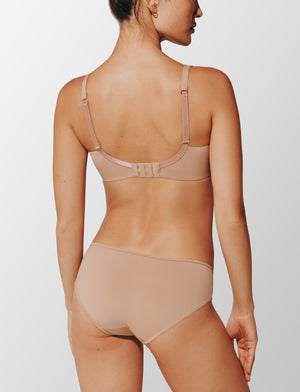 24/7® Second Skin Unlined Bra, Taupe - Thirdlove - Nylon/Spandex,model4