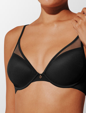 24/7® Classic Uplift Plunge Bra, Black - Thirdlove - Nylon/Spandex,modelCC