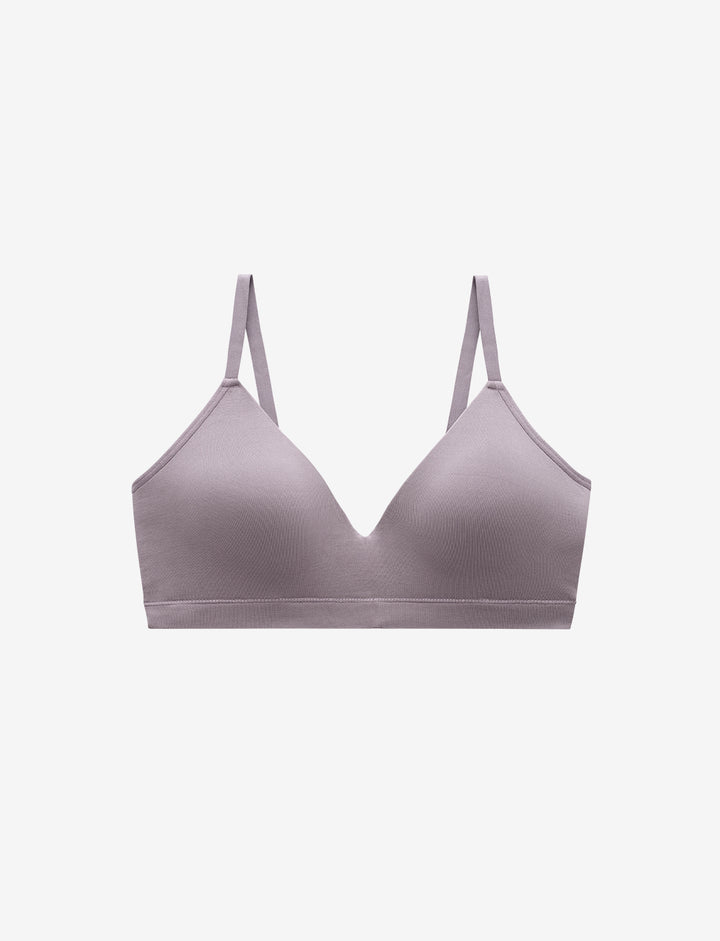 Form 360 Fit™ Wireless Bra, Stormy Lilac - Thirdlove - Nylon/Spandex,model