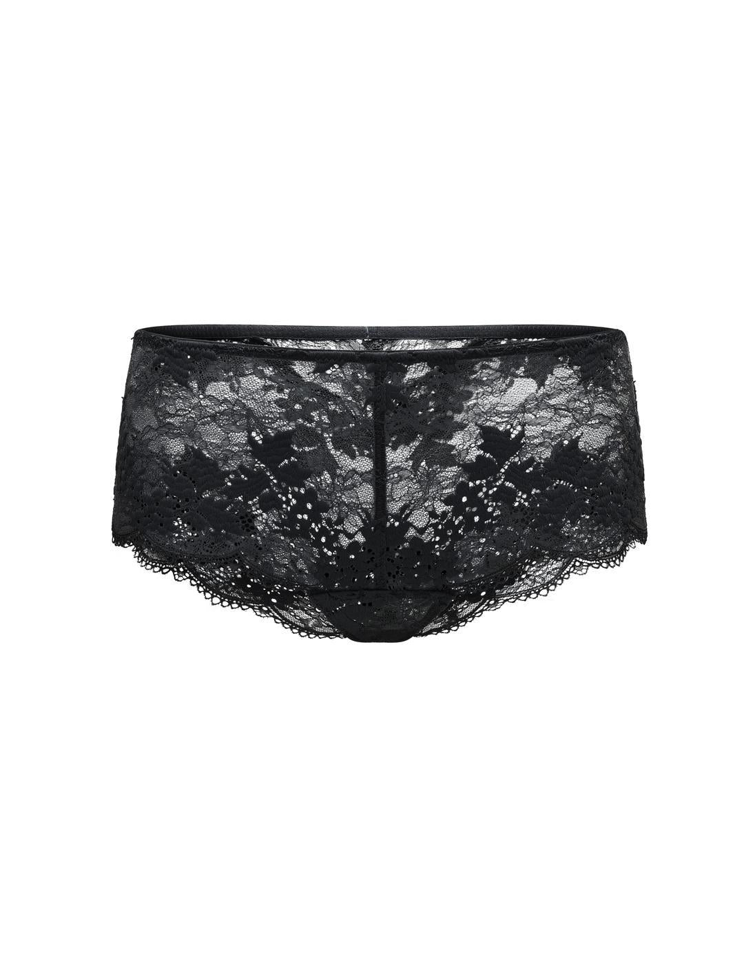 All Day Lace Cheeky - Black - 51% Recycled nylon/42% Nylon/7% Spandex - ThirdLove