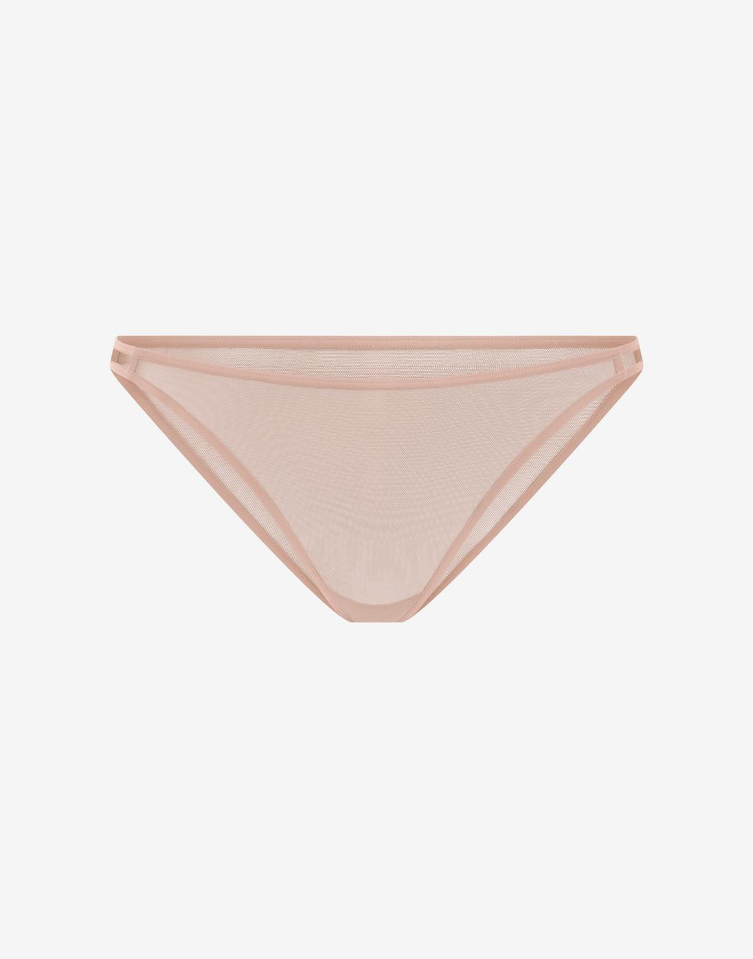 Bare Mesh Bikini - Rose Dust - 93% recycled nylon/7% Spandex - ThirdLove