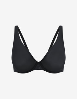 Bare Mesh Unlined Bra , Black - Thirdlove - Mesh 