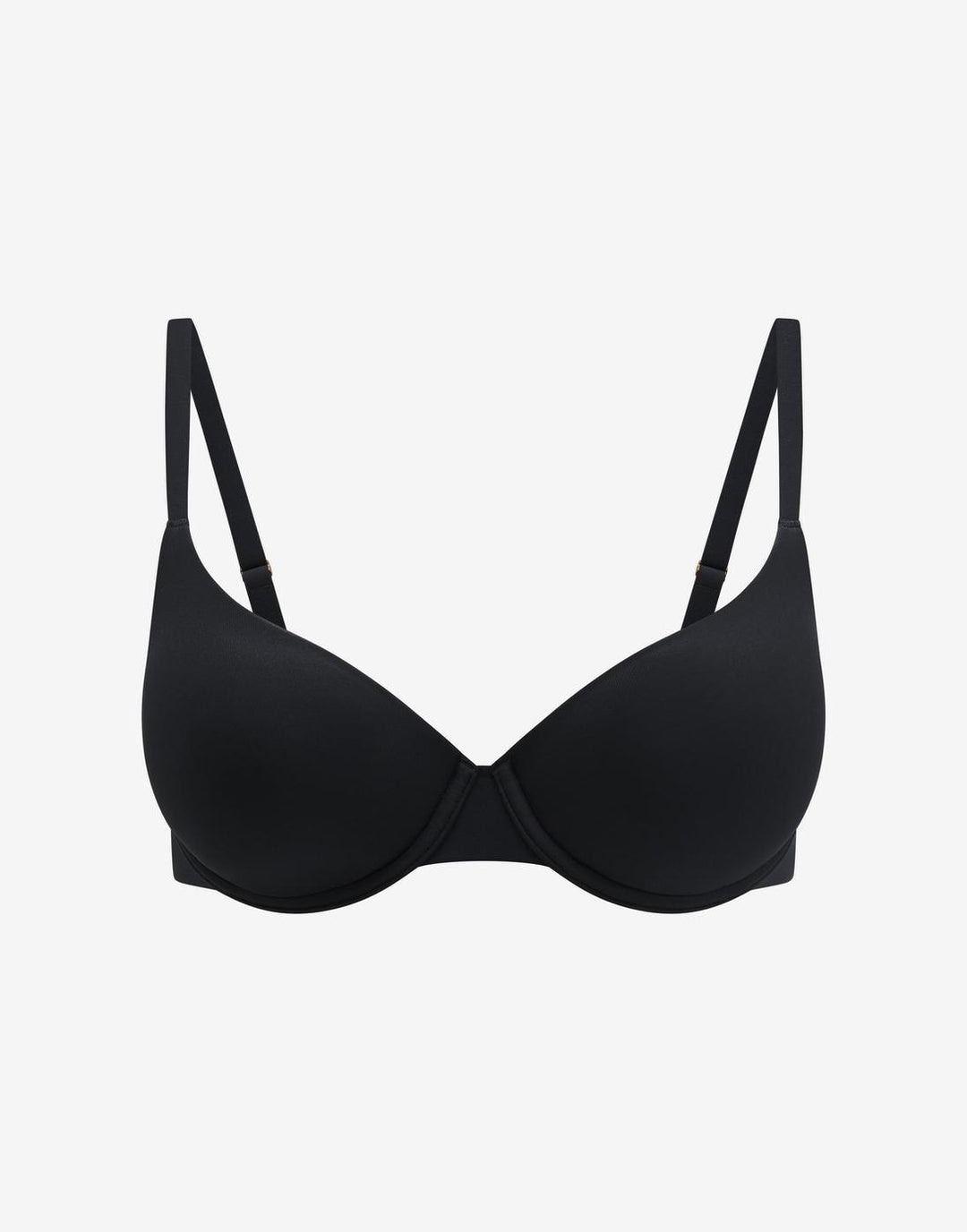 Black ComfortStretch Back Smoothing T-Shirt Bra - Best Back Smoothing ...