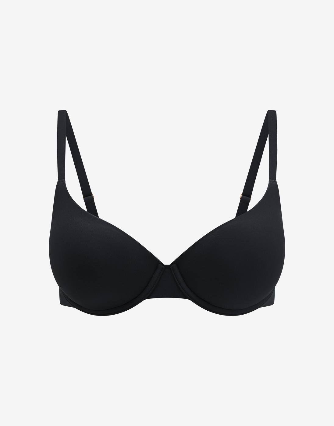 ComfortStretch Back Smoothing T-Shirt Bra, Black - Thirdlove - Nylon/Spandex
