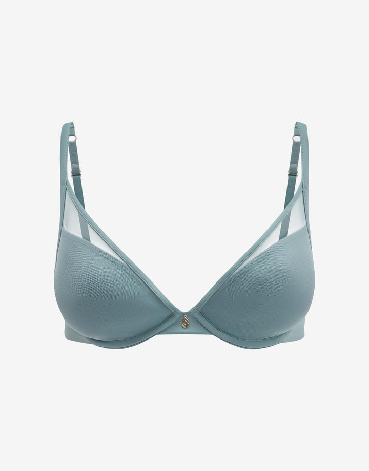 24/7® Classic Uplift Plunge Bra, Storm - Thirdlove - Nylon/Spandex