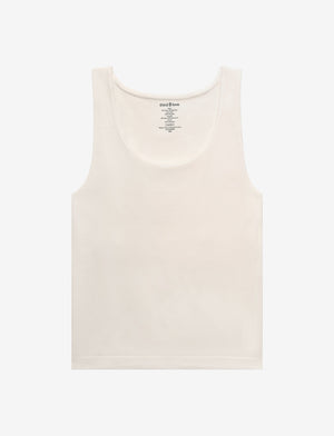 Seamless Stretch Cotton Shelf Tank Top