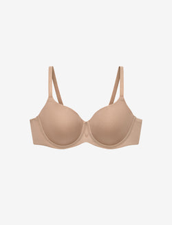 Thermoregulating TempSync™ T-Shirt Bra, Taupe - Thirdlove - 37.5® Nylon/Nylon/Spandex