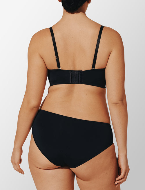 24/7® Classic Always Up Strapless Bra, Black - Thirdlove - 76% nylon/24% Spandex,modelH