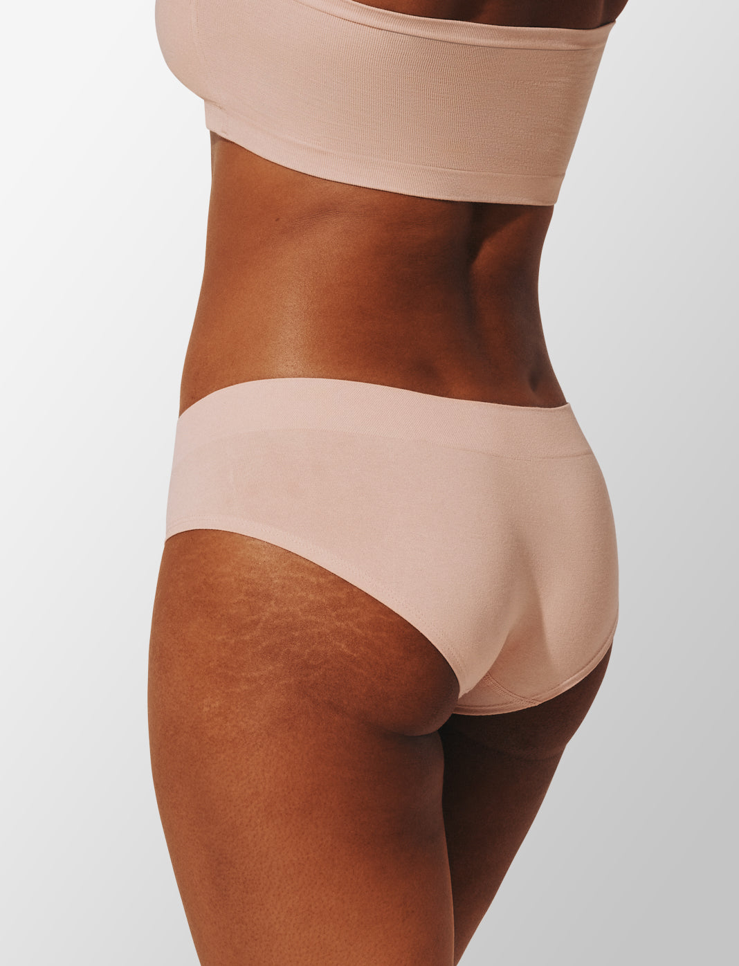 Seamless Cloud Cotton Hipster - Rose Dust - Nylon/spandex - ThirdLove,modelAAA
