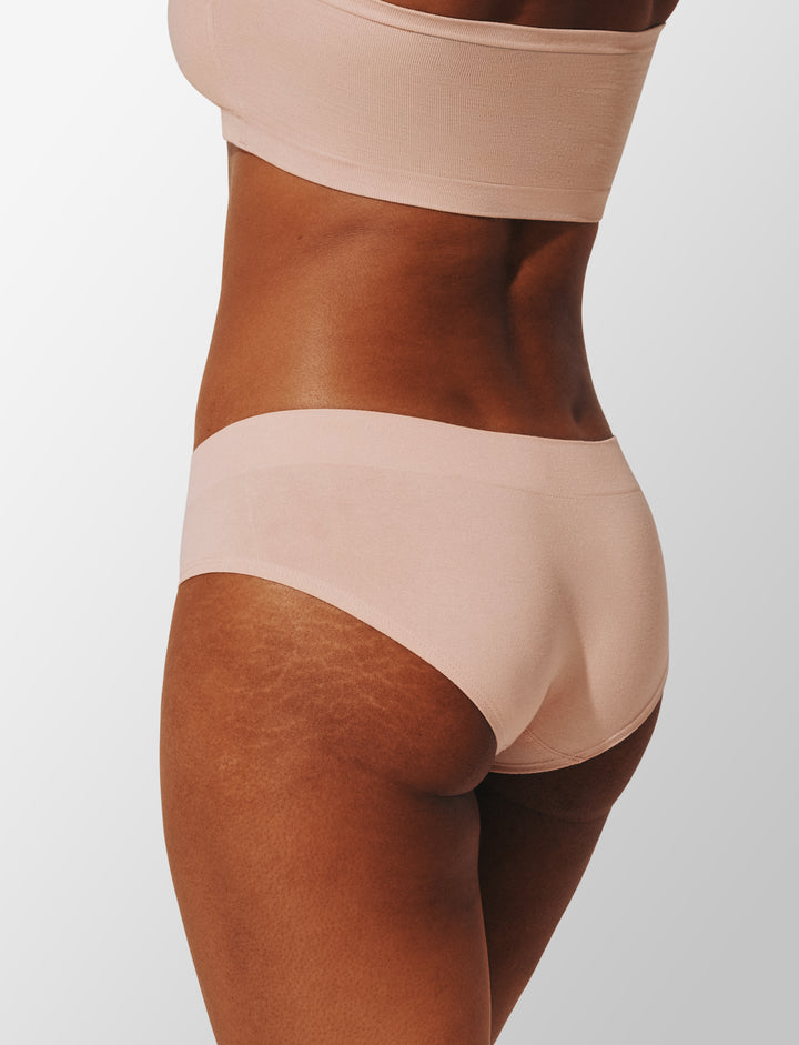 Seamless Cloud Cotton Hipster - Rose Dust - Nylon/spandex - ThirdLove,modelAAA