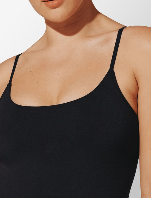 Seamless Cloud Cotton Bodysuit, Black - Thirdlove - Nylon/Spandex,modelH
