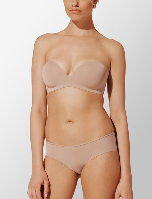 24/7® Classic Strapless Push-Up, Taupe - Thirdlove - Nylon/Spandex,modelMMM