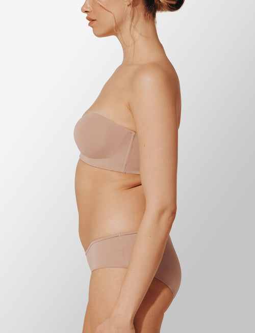 24/7® Classic Strapless Push-Up, Taupe - Thirdlove - Nylon/Spandex,modelMMM