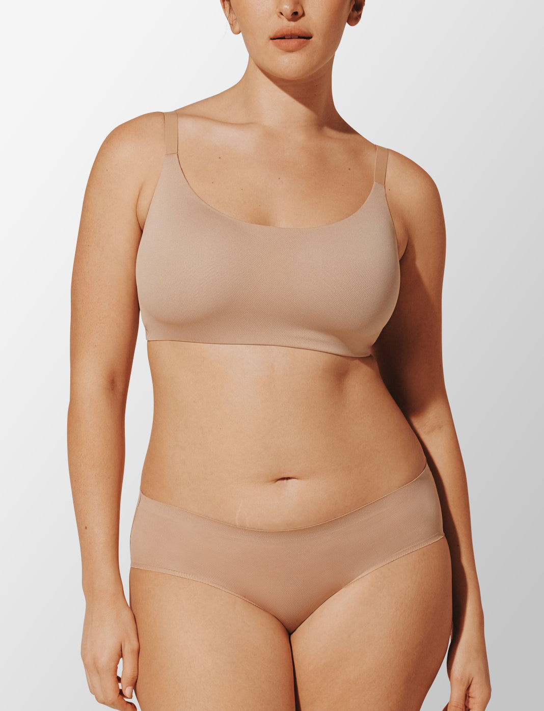 Taupe Thermoregulating TempSync™ Wireless Bra – Thirdlove